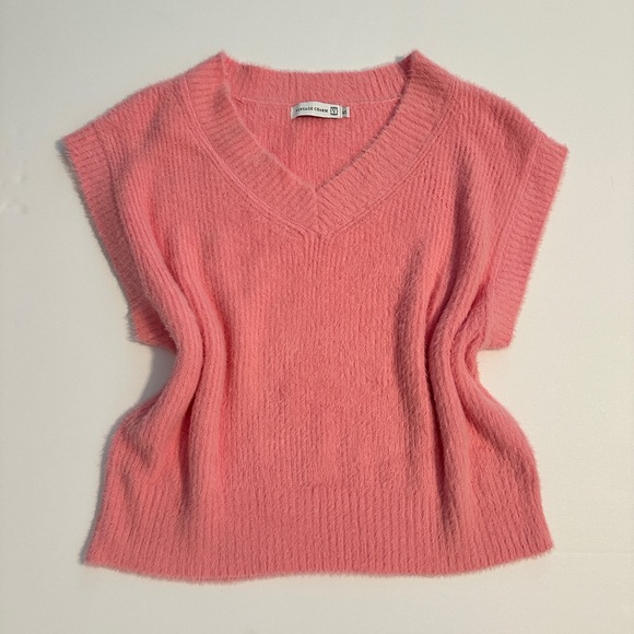 Vintage Charm Pink Sweater Vest Size Small - Picture 4 of 10